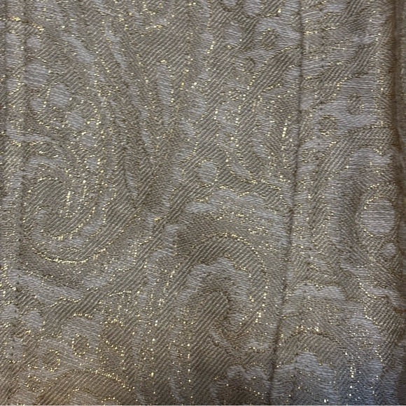 Talbots Metallic Gold Brocade Jacket, Size 12 - Picture 4 of 12